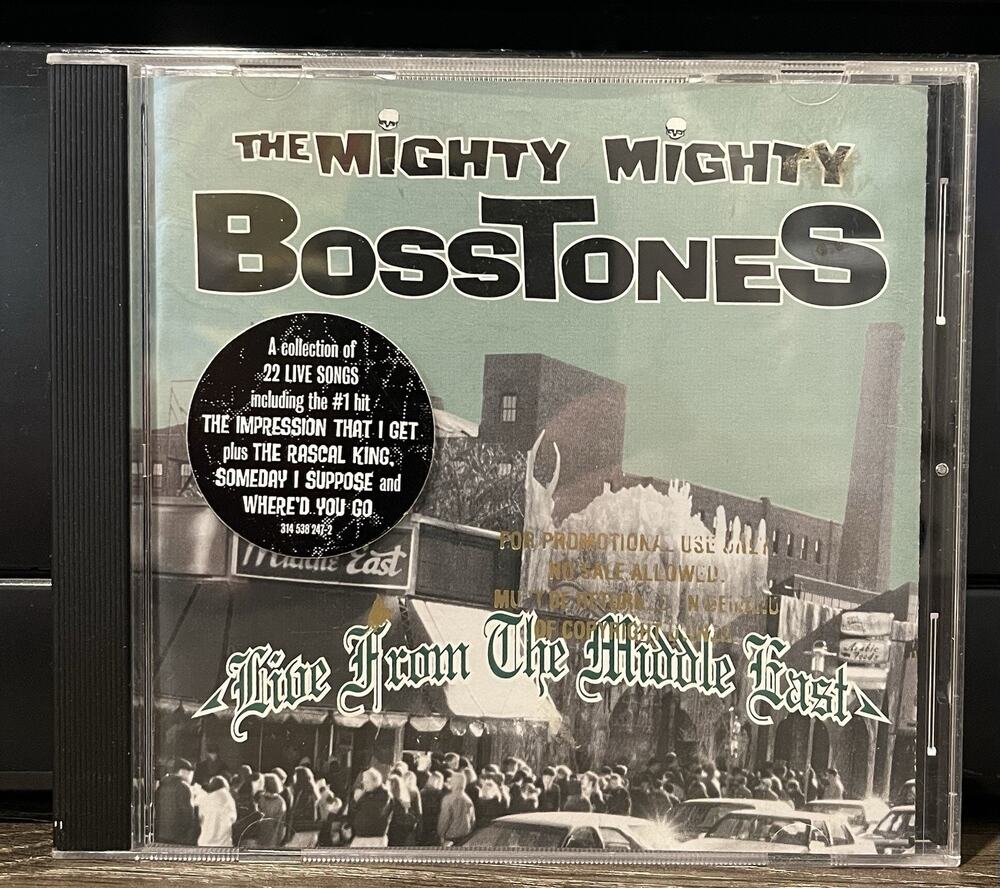 THE MIGHTY MIGHTY BOSSTONES LIVE FROM THE MIDDLE EAST CD PREOWNED PROMO